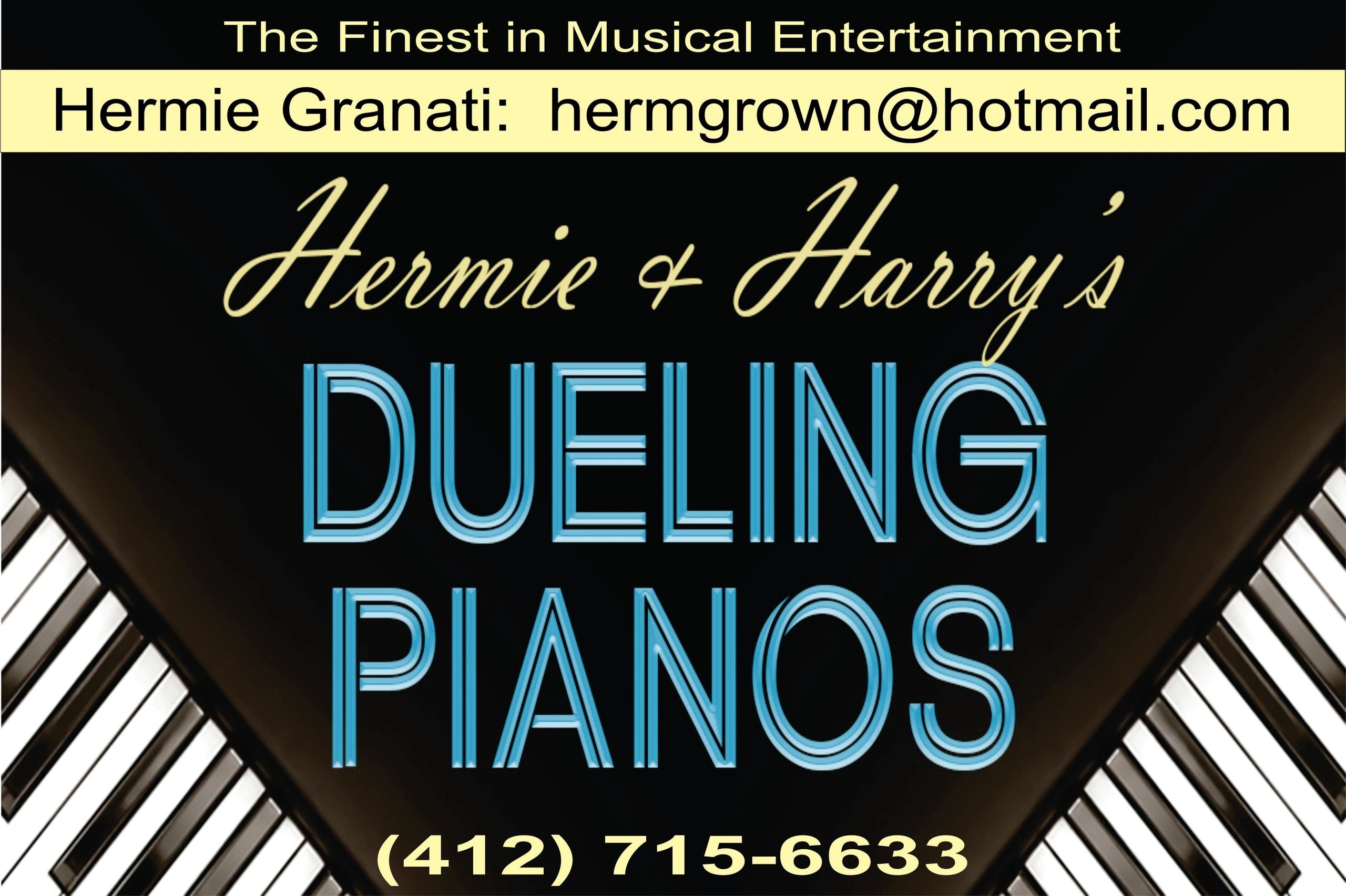 Hermie Granati dueling pianos email and keyboard contact